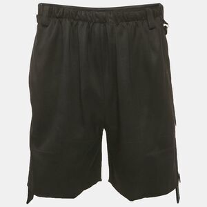 Louis Vuitton Black Gabardine Tape Shorts
